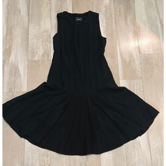 Akris Black Sleeveless Mini Dress Size 10 Pre-owned - Picture 3 of 11